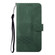 Samsung Galaxy A03s 166mm Cubic Skin Feel Flip Leather Phone Case - Dark Green