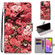 Samsung Galaxy A03s 166mm Version Coloured Drawing Cross Texture Horizontal Flip Leather Phone Case with Holder & Card Slots & Wallet & Lanyard - Pink Rose Garden