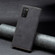 Samsung Galaxy A03s 166 Version Magnetic Splicing Leather Phone Case - Black
