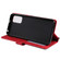 Samsung Galaxy A03s EU Version Skin Feel Splicing Horizontal Flip Leather Phone Case - Red