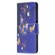 Samsung Galaxy A03s 166mm Colored Drawing Leather Phone Case - Purple Butterfly
