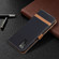 Samsung Galaxy A03s 166mm Color Matching Denim Texture Leather Phone Case - Black