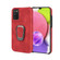 Ring Holder PU Phone Case Samsung Galaxy A03s 166mm - Red