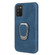 Ring Holder PU Phone Case Samsung Galaxy A03s 166mm - Blue
