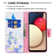Samsung Galaxy A03s 166mm Colored Drawing Leather Phone Case - Butterfly Love