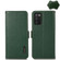 Samsung Galaxy A03s 164mm Version KHAZNEH Side-Magnetic Litchi Genuine Leather RFID Phone Case - Green