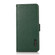 Samsung Galaxy A03s 164mm Version KHAZNEH Side-Magnetic Litchi Genuine Leather RFID Phone Case - Green