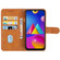 Samsung Galaxy A02s US / M02s / A03s 164mm Leather Phone Case - Brown