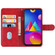 Samsung Galaxy A02s US / M02s / A03s 164mm Leather Phone Case - Red