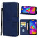 Samsung Galaxy A02s US / M02s / A03s 164mm Leather Phone Case - Blue
