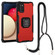 Samsung Galaxy A03s 166mm Lanyard Aluminum TPU Case - Red