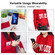 Samsung Galaxy A03s 166mm Lanyard Aluminum TPU Case - Red