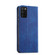 Samsung Galaxy A03s 164mm Magnetic Dual-fold Leather Phone Case - Blue
