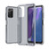 Samsung Galaxy A03s 166mm US Version Shockproof Terminator Style Transparent Protective Phone Case - Grey