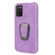 Ring Holder PU Phone Case Samsung Galaxy A03s 164mm - Purple