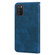 Samsung Galaxy A03s 164mm Frosted Business Magnetic Flip Leather Phone Case - Blue