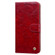 Samsung Galaxy A03s 164mm Oil Wax Texture Leather Phone Case - Red
