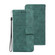 Samsung Galaxy A03s 166.5mm EU Version Geometric Embossed Leather Phone Case - Green
