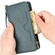 Samsung Galaxy A03s 166.6mm Litchi Texture Zipper Leather Phone Case - Green