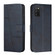 Samsung Galaxy A03s 164mm Stitching Calf Texture Buckle Leather Phone Case - Blue