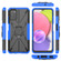 Samsung Galaxy A03s - EU Armor Bear Shockproof PC + TPU Phone Protective Case with Ring Holder - Blue
