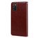 Samsung Galaxy A03s 164mm Rose Embossed Leather Phone Case - Brown