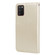 Samsung Galaxy A03s 164mm Rose Embossed Leather Phone Case - Gold
