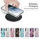Samsung Galaxy A03s EU Version Electroplating IMD Marble TPU Phone Case with Ring - Grey