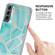 Samsung Galaxy A03s EU Version Electroplating IMD Marble TPU Phone Case - Purple
