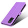 Samsung Galaxy A03s 164.2mm Diamond Texture Leather Phone Case - Purple