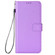 Samsung Galaxy A03s 166mm Diamond Texture Leather Phone Case - Purple