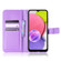 Samsung Galaxy A03s 166mm Diamond Texture Leather Phone Case - Purple