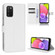 Samsung Galaxy A03s 164.2mm Diamond Texture Leather Phone Case - White