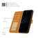 Samsung Galaxy A03s 166mm Stitching Calf Texture Buckle Leather Phone Case - Yellow