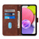 Samsung Galaxy A03s 166mm Crossbody 3D Embossed Flip Leather Phone Case - Brown
