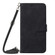 Samsung Galaxy A03s 166mm Crossbody 3D Embossed Flip Leather Phone Case - Black