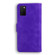 Samsung Galaxy A03s 166mm Skin Feel Pure Color Flip Leather Phone Case - Purple