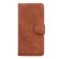 Samsung Galaxy A03s 164.2mm Skin Feel Pure Color Flip Leather Phone Case - Brown