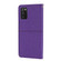 Samsung Galaxy A03s 164.2mm US Version Woven Texture Stitching Magnetic PU Leather Phone Case - Purple