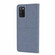 Samsung Galaxy A03s 164.2mm US Version Woven Texture Stitching Magnetic PU Leather Phone Case - Grey
