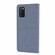 Samsung Galaxy A03s 164.2mm US Version Woven Texture Stitching Magnetic PU Leather Phone Case - Grey