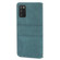 Samsung Galaxy A03s 164.2mm US Version Embossed Striped Magnetic Buckle Horizontal Flip Phone Leather Case - Green
