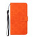 Samsung Galaxy A03s 164mm Ethnic Style Embossed Pattern Leather Phone Case - Orange