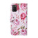 Samsung Galaxy A03s US Version Colored Drawing Pattern Flip Leather Case - Peony