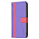 Samsung Galaxy A03s / A02s BF13 Color Matching Cross Texture Leather Phone Case - Purple