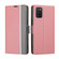 Samsung Galaxy A03s 164.2mm Twill Texture Side Button Leather Phone Case - Pink