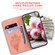 Samsung Galaxy A03s US Version Butterfly Rose Embossed Leather Phone Case - Pink