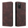 Samsung Galaxy A03s Simple Suction Closure Leather Phone Case - Brown