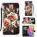 Samsung Galaxy A03s 165.8mm Colored Drawing Plain Weave Leather Phone Case - Rose