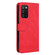 Samsung Galaxy A03s US Version Skin Feel Life Tree Metal Button Leather Phone Case - Red